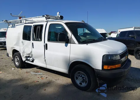 2024 Chevrolet Express Cargo Rwd 2500 Regular Wheelbase Wt from USA, damaged, VIN 1GCWGAF74R1184768